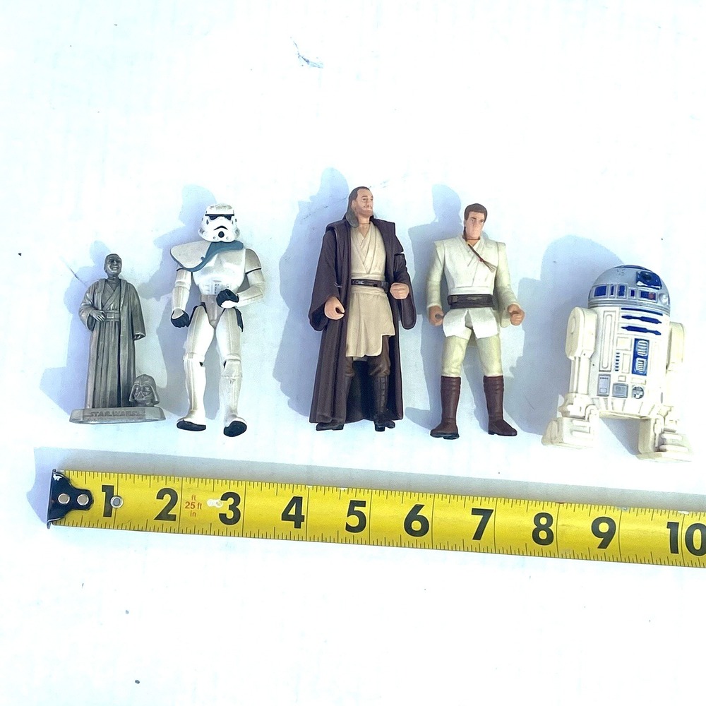 Lot of 5 Star Wars Action Figures 3 to 4 inches‎